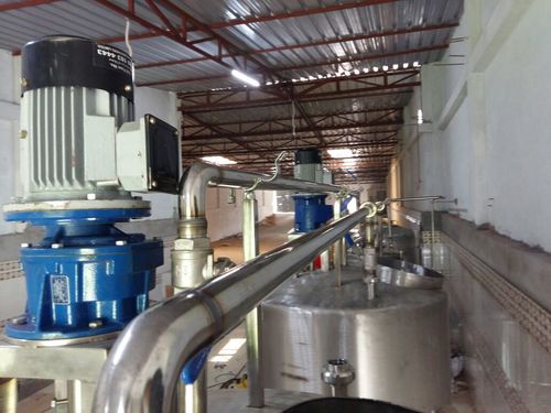 Synthetic Juice Pipe Line Processing Work