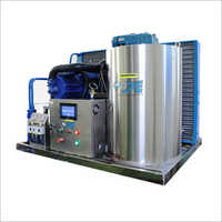 Flake Ice Plant - Stainless Steel & Mild Steel, 500kg-60000kg Daily Capacity | Automatic High Efficiency, Dry And Transparent Ice Flakes With Irregular Shape