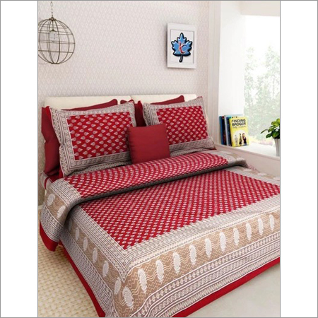 Cotton Printed Double Bedsheets