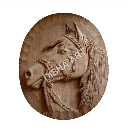 Wooden Horse Wall Piece