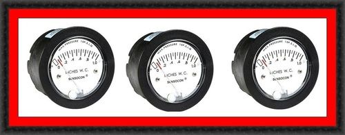 Sensocon USA Miniature Low Cost Differential Pressure Gauge Series S-5000-100MM