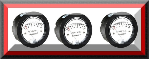 Sensocon USA Miniature Low Cost Differential Pressure Gauge Series S-5000-250PA