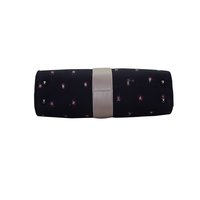 Women Cotton Leather Hand Held Bag