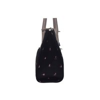 Women Cotton Leather Hand Held Bag