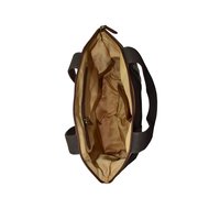 Brown Canvas Leather Hand Bag
