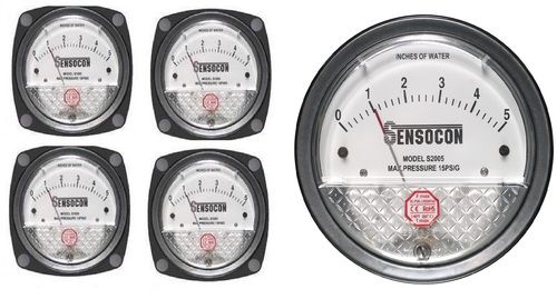 Front Mount Differential Pressure Gauge