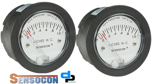 Sensocon USA Miniature Low Cost Differential Pressure Gauge Series Sz-5003
