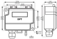 Sensocon USA Series DPT1-R8 - Range 0 - 0.5 in WC