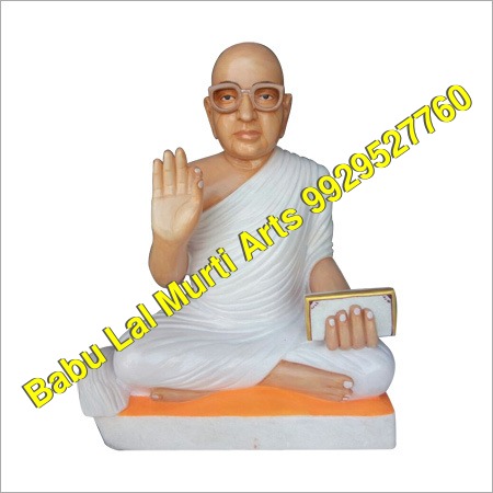 Shwetambar Marble Statue