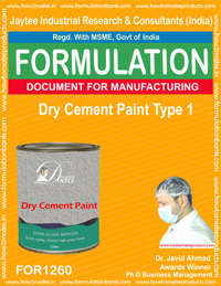 E Books Dry Cement Paint Type 1 Formulation