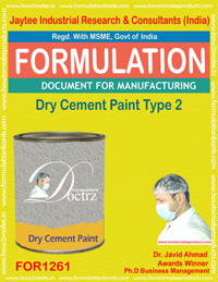 E Books Dry Cement Paint Type 2 Formulation