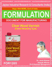 E Books Clear Wood Varnish (Flame Retarding Type) Formulation