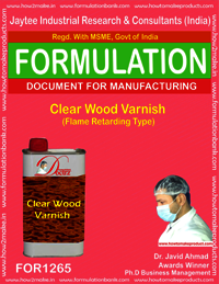 E Books Clear Wood Varnish (flame Retarding Type) Formulation