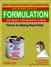 E Books Thinner For Making Wood Polish From Seedlac Formula