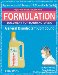 General Disinfectant Compound Formula - E-Book Download Guide, Instant Email Delivery, Detailed Manufacturing Process Documentation