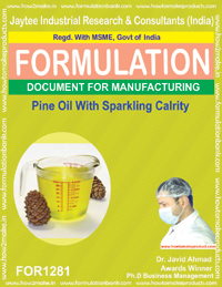 Pine oil with sparkling clarity for disinfectant