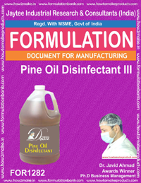 Pine Oil Disinfectant - Type 3 Formulation Document | Instant Download, E-Book Access, Multiple Payment Options