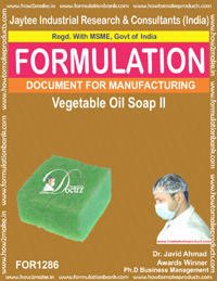 Soap Manufacturing Formulations
