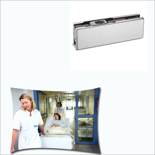 Patch Fitting for Glass Doors - Stainless Steel, 100x25x10 mm, Silver | Easy Installation, Durable Design, Smooth Operation