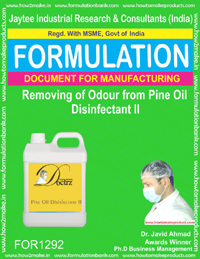 Disinfectant Formulation
