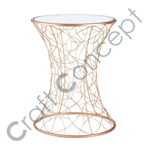 Metal Round Coffee Table No Assembly Required