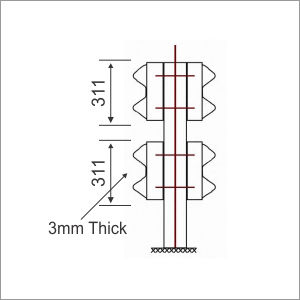 Iron Double Guardrail