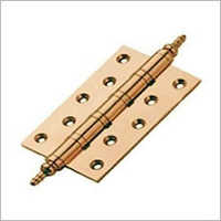 Brass Door Hinge - 8 Cm, Golden | Lightweight Design, Removable Flush Pin, Zinc Coated, Corrosion Proof, Easy Installation, High Durability