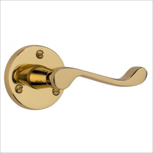 Golden Brass Door Handle