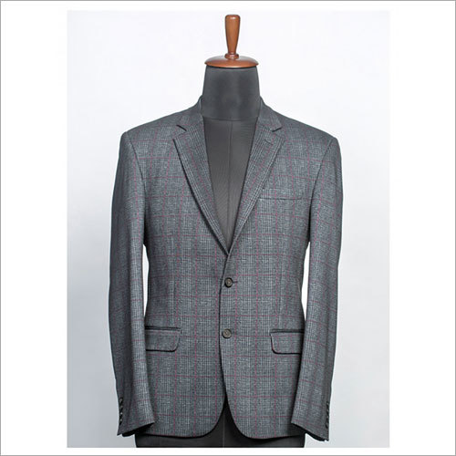 Two Button Checkered Coat