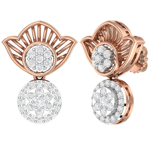 Chic Designs Pave Diamond Star Stud Earrings in Delhi at best price by  Saubhagya Diamonds  Justdial