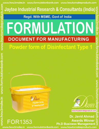 Disinfectant Formulation