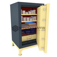 Mechanical Safety Locker - Stainless Steel, 30 x 21 x 21 Inches | Highly Secure, Single Door, Corrosion Resistant, Powder Glazed Finish