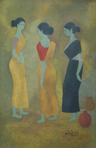 N.S. Bendre Medium: Oil