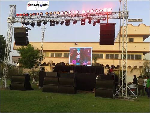 Gol Post Lighting Truss Front Side