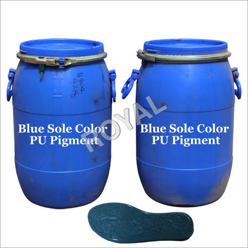 Blue PU footwear Pigment
