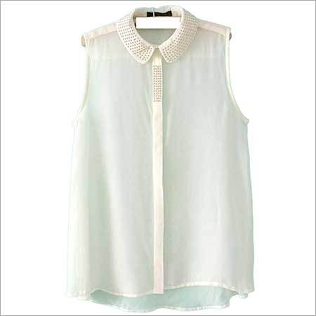 Sleeveless Embelished Fashion Top
