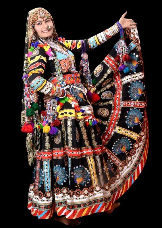 Black Rajasthani Kalbelia Coustumes