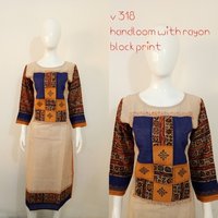 Printed Rayon Long Sleeve Dress - Color: All Color