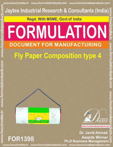 E Books Fly Destroyer Sticky Paper Composition Type 4