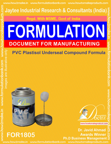 Digital Books Pvc Plastisol Under-Sealing Compound Formula