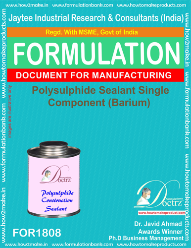 Sealants Manufacturing Formula's