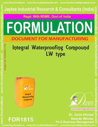 E Books Integral Waterproofing Compound Lw Type
