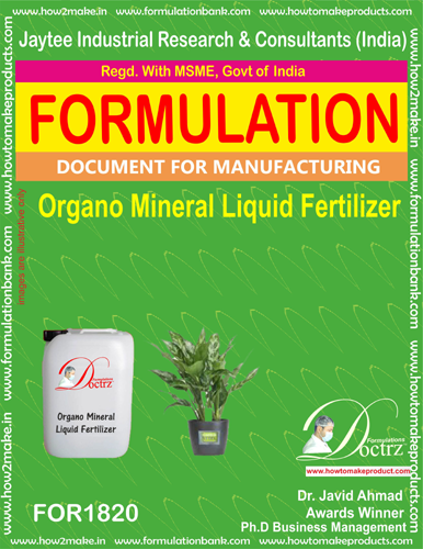 Organo-Mineral liquid fertilizer formulation