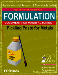 E Books Pickling Paste For Metals Production Formulation
