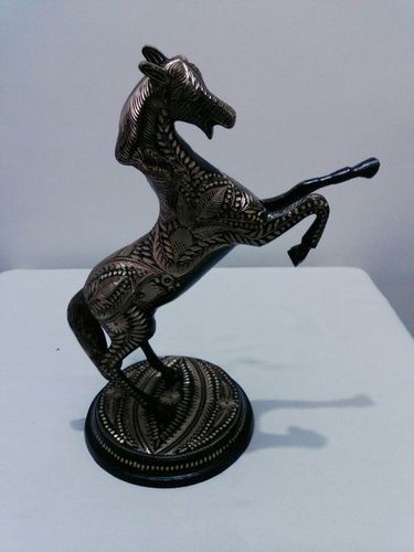 Enamel Etched Engrave Horse