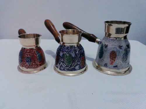 Metal Enamel Turkish Coffee Pot