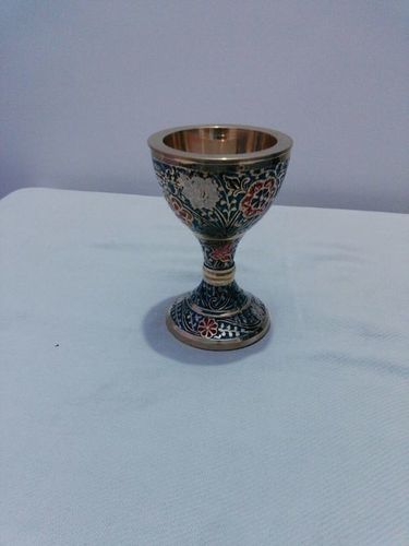 Enamel Colored Wine Glass