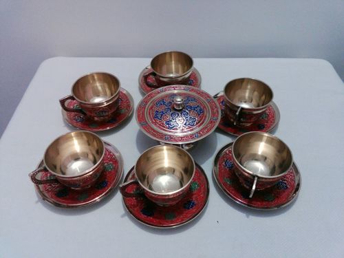 Enamel Tea Cup Set