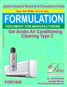 Air Conditioner Cleaner Formulation