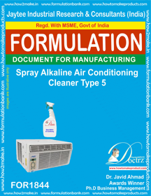 Air Conditioner Cleaner Formulation